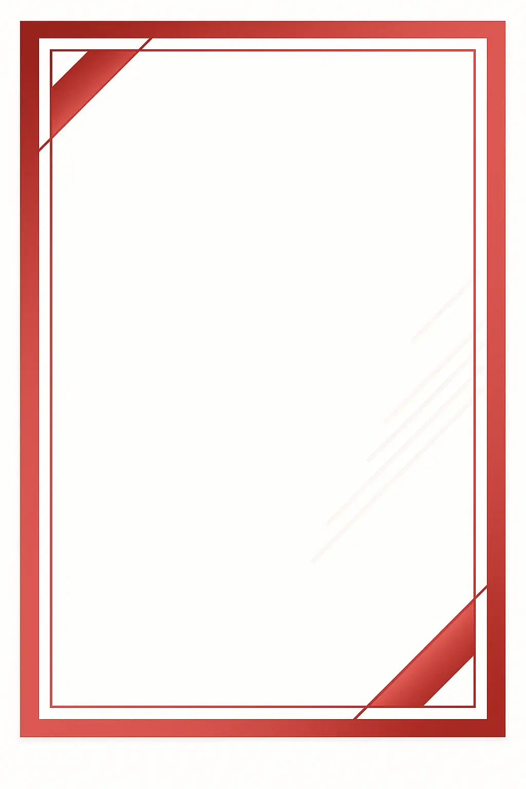 Šablona diplomu - Univerzální červená 3